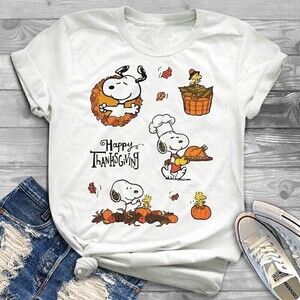 Snoopy Thanksgiving Peanuts Holiday Fan Gift Unisex T-Shirt